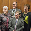 Milton Lee and his family, with Joel Harris